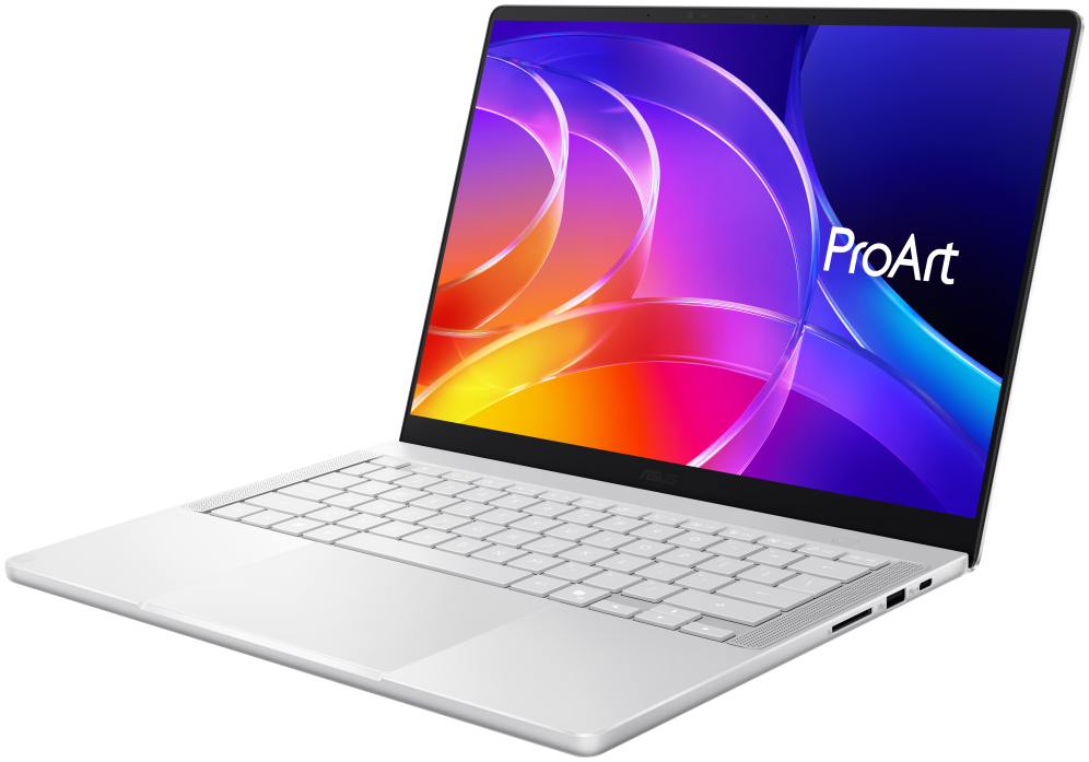 ASUS ProArt OLED H7407BA-SM003W - Ordenador Portátil 14" WQXGA+ 120Hz (NVIDIA Grace 20-Core NVIDIA Grace. 32GB RAM. 1TB SSD. Blackwell RTX. Windows 11 Home) Blanco Neo - Teclado QWERTY español - detalle
