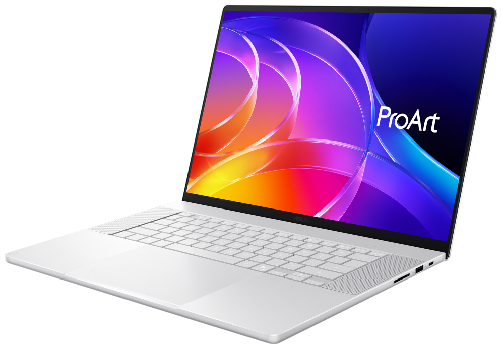 ASUS ProArt P16 OLED H7607BA-SE107W - Ordenador Portátil 16" WQUXGA 120Hz (NVIDIA RTX Spark N1X. 64GB RAM. 1TB SSD. Blackwell RTX. Windows 11 Home) Blanco Neo - Teclado QWERTY español - detalle