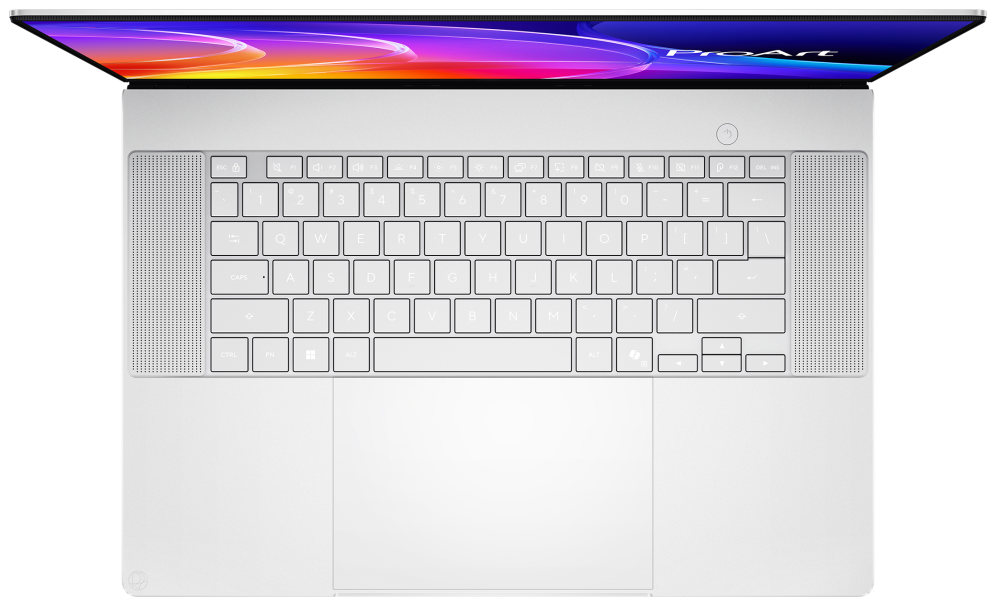 ASUS ProArt P16 OLED H7607BA-SE107W - Ordenador Portátil 16" WQUXGA 120Hz (NVIDIA RTX Spark N1X. 64GB RAM. 1TB SSD. Blackwell RTX. Windows 11 Home) Blanco Neo - Teclado QWERTY español - detalle