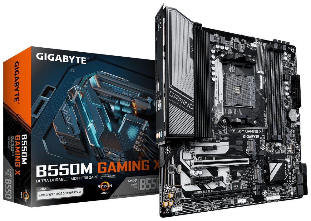 GIGABYTE B550M GAMING X Placa Base - detalle