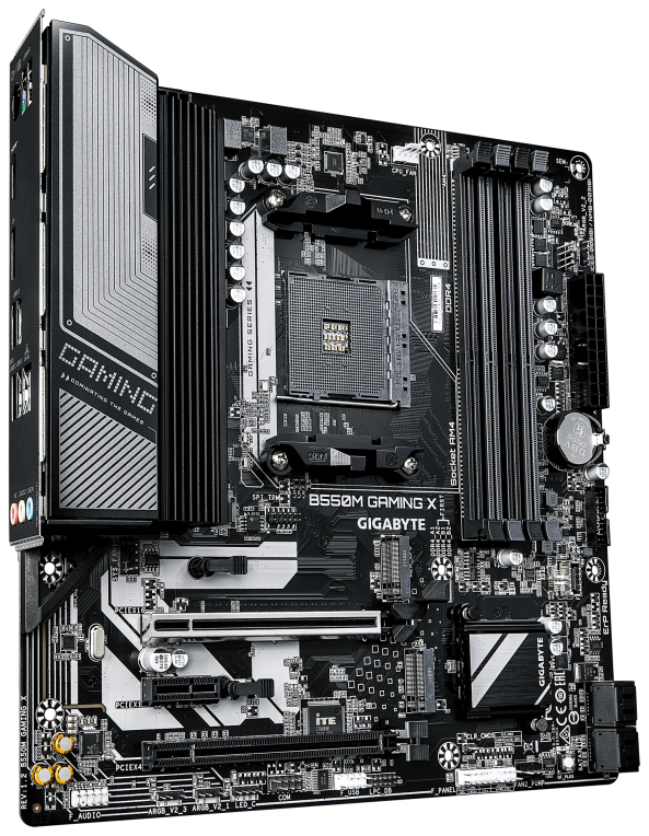 GIGABYTE B550M GAMING X Placa Base - detalle