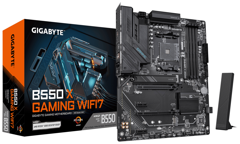GIGABYTE B550 X GAMING WIFI7 Placa Base - detalle