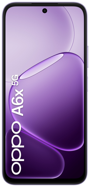 OPPO A6x 5G 17.1 cm (6.75") SIM doble Android 15 USB Tipo C 6 GB 256 GB 6100 mAh Violeta - detalle