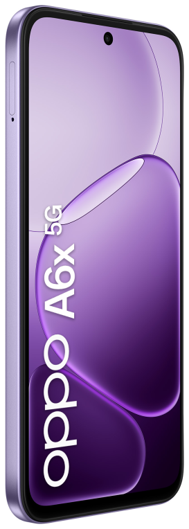 OPPO A6x 5G 17.1 cm (6.75") SIM doble Android 15 USB Tipo C 6 GB 256 GB 6100 mAh Violeta - detalle
