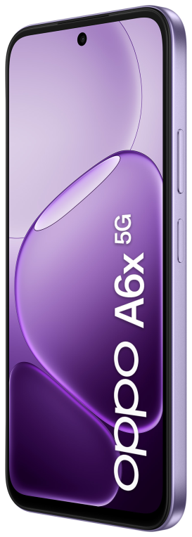 OPPO A6x 5G 17.1 cm (6.75") SIM doble Android 15 USB Tipo C 6 GB 256 GB 6100 mAh Violeta - detalle