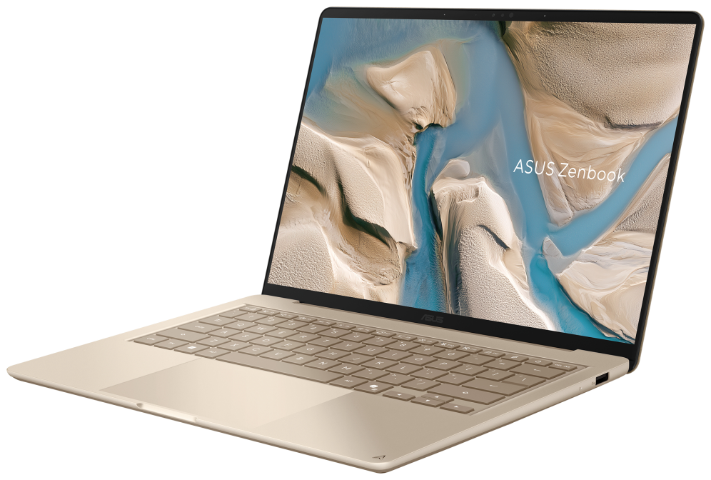 ASUS Zenbook 14 OLED UX3480AA-SU536W Copilot+ PC - Ordenador Portátil " WQXGA+ 120Hz (Intel Core Ultra 7 355. 24GB RAM. 512GB SSD. Graphics. Windows 11 Home) Beige Zabriskie - Teclado QWERTY español - detalle