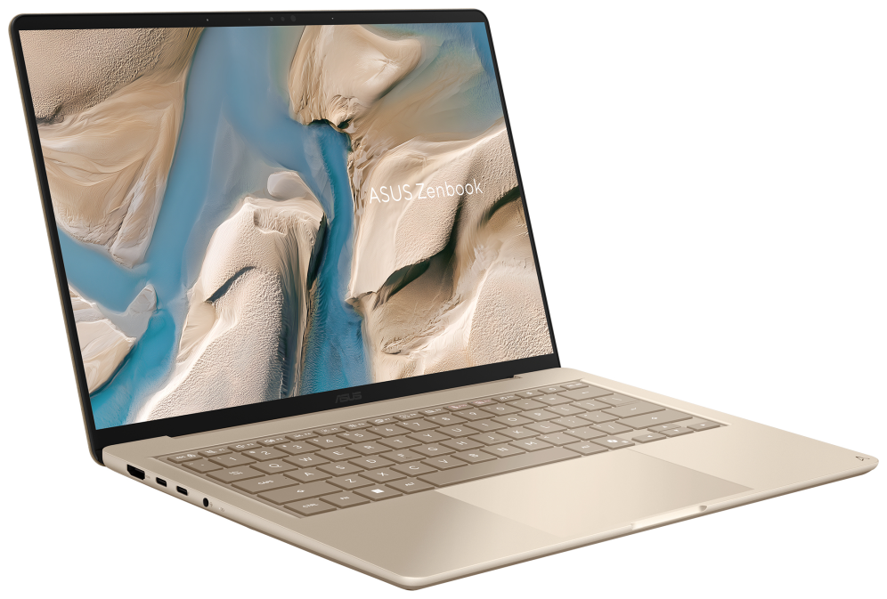 ASUS Zenbook 14 OLED UX3480AA-SU536W Copilot+ PC - Ordenador Portátil " WQXGA+ 120Hz (Intel Core Ultra 7 355. 24GB RAM. 512GB SSD. Graphics. Windows 11 Home) Beige Zabriskie - Teclado QWERTY español - detalle