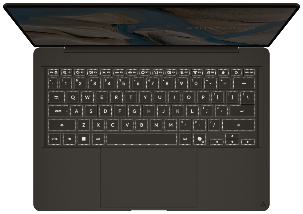 ASUS Zenbook 14 OLED UX3480AA-SU536W Copilot+ PC - Ordenador Portátil " WQXGA+ 120Hz (Intel Core Ultra 7 355. 24GB RAM. 512GB SSD. Graphics. Windows 11 Home) Beige Zabriskie - Teclado QWERTY español - detalle