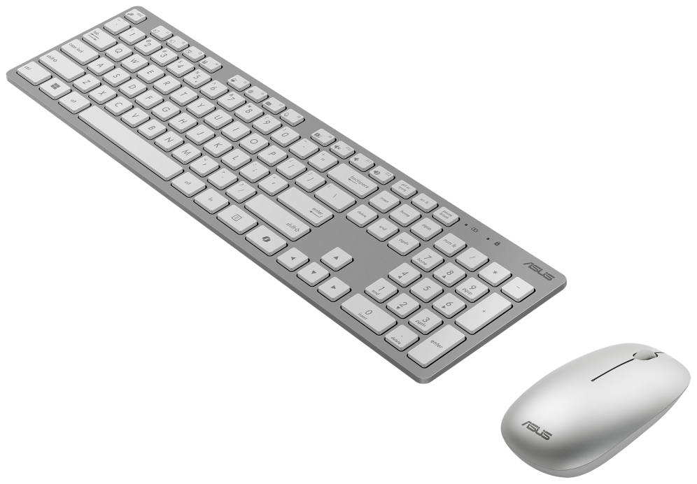 ASUS W5000 teclado Ratón incluido Oficina RF inalámbrico QWERTY Español Blanco - detalle