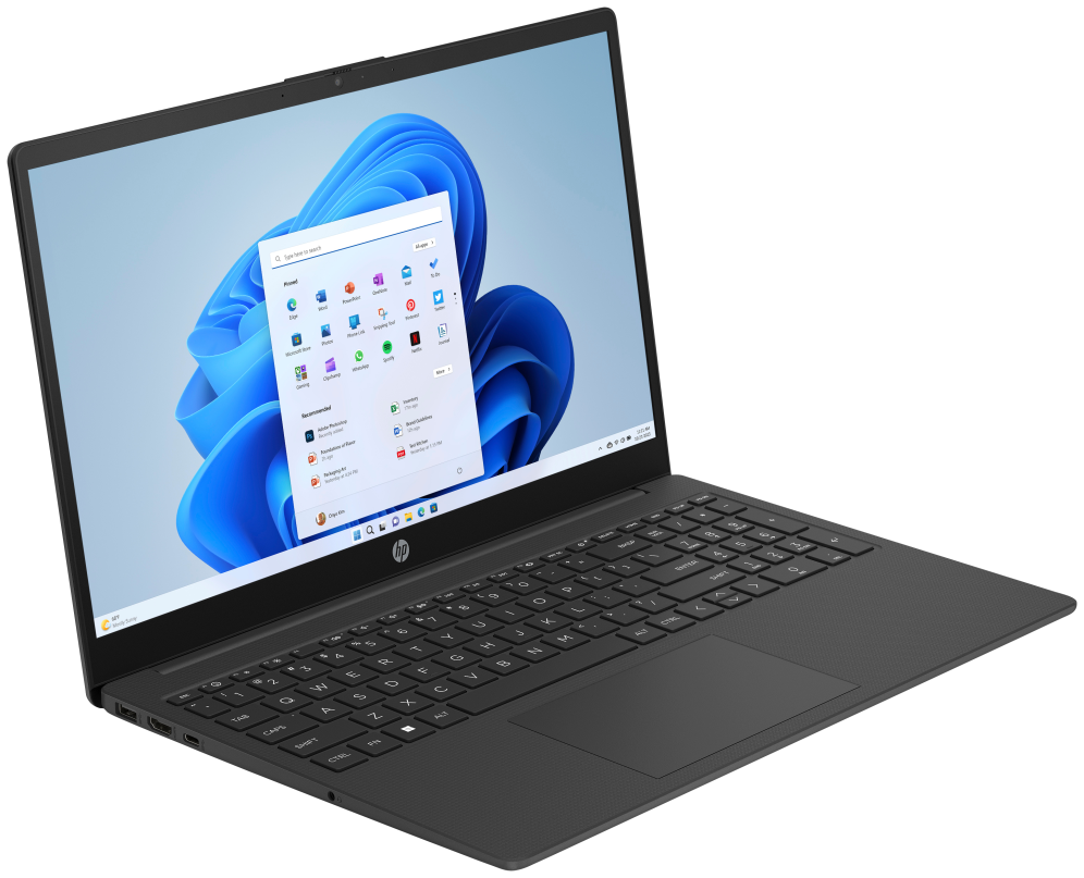 HP 15-fd1014nsx Intel® Core™ i7 150U Portátil 39.6 cm (15.6") Full HD 16 GB DDR4-SDRAM 512 GB SSD Wi-Fi 6 (802.11ax) FreeDOS Plata - detalle