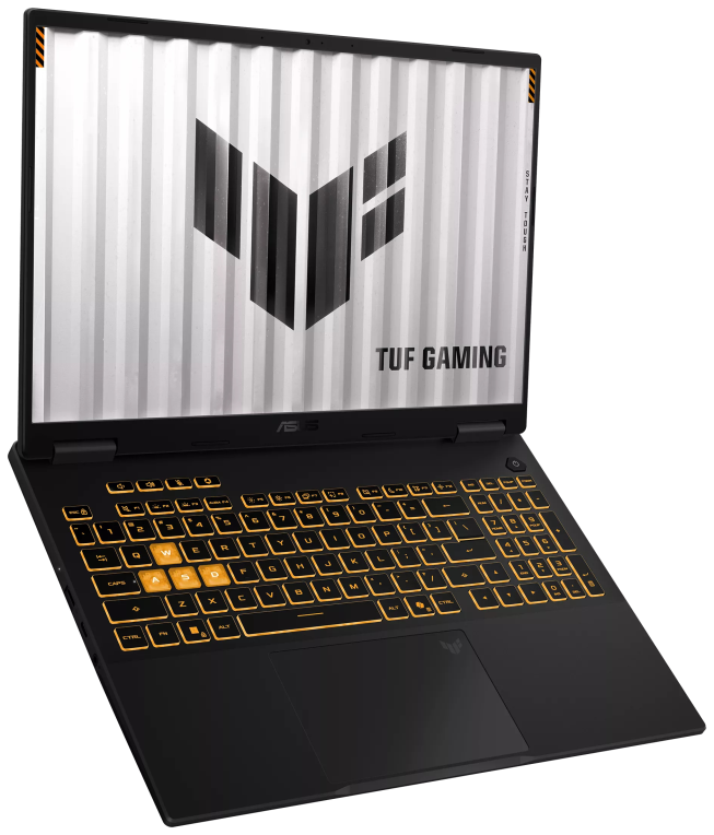 ASUS TUF Gaming TUF610UH-TU119 - Ordenador Portátil Gaming de 16" WUXGA 144Hz (AMD Ryzen 7 217. 16GB RAM. 512GB SSD. NVIDIA RTX 5050 8GB. Sin Sistema Operativo) Negro - Teclado QWERTY español - detalle