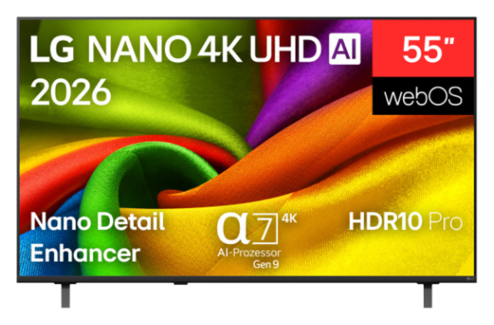 LG NANO 4K UHD AI 55NU8E0B3LA Televisor 139.7 cm (55") 4K Ultra HD Smart TV Wifi Negro - detalle