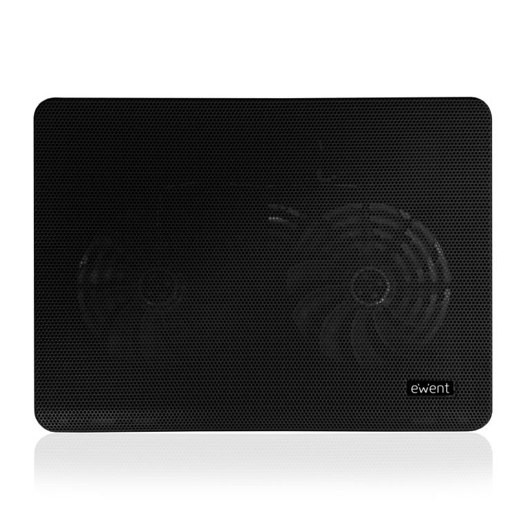 Ewent EW1256 almohadilla fría 43.2 cm (17") 1000 RPM Negro - detalle