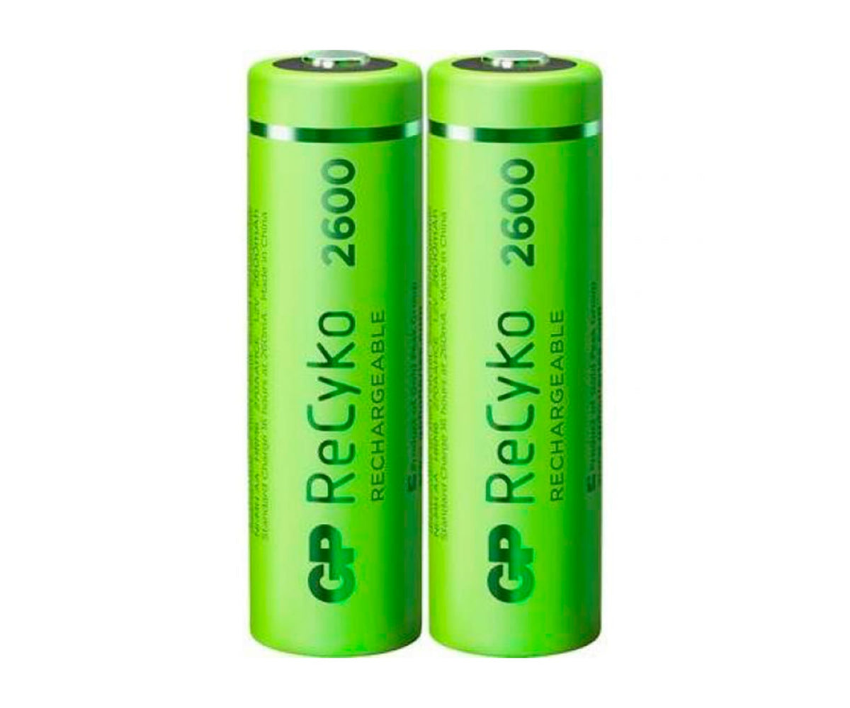 GP RECYKO 2XAA 2600MAH / PILAS RECARGABLES - detalle