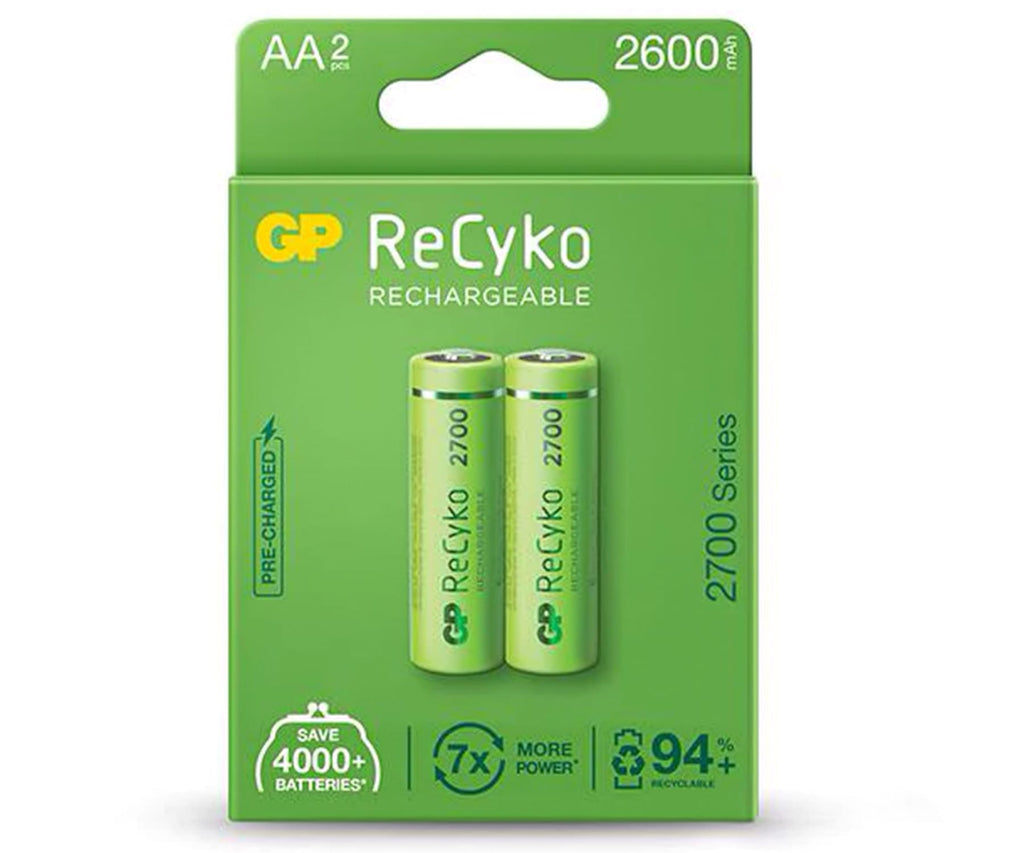 GP RECYKO 2XAA 2600MAH / PILAS RECARGABLES