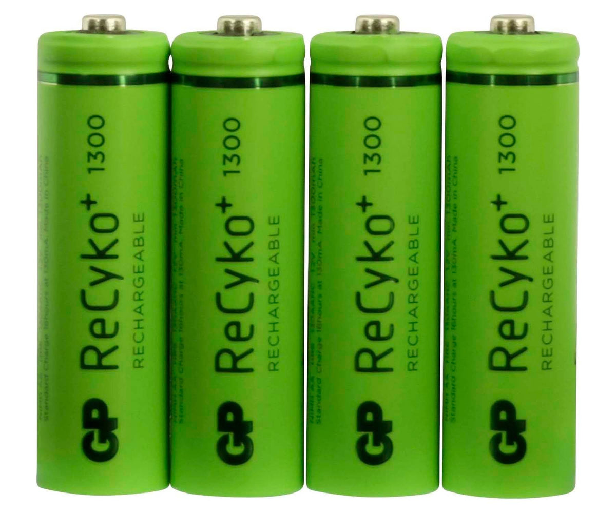 GP RECYKO 4XAA 1300MAH / PILAS RECARGABLES - detalle