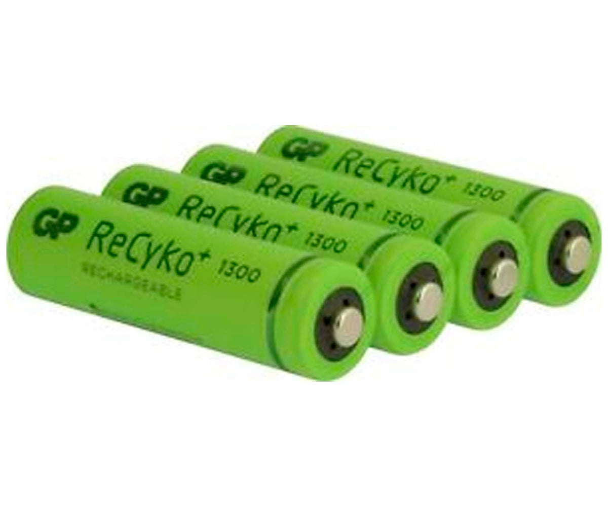 GP RECYKO 4XAA 1300MAH / PILAS RECARGABLES - detalle