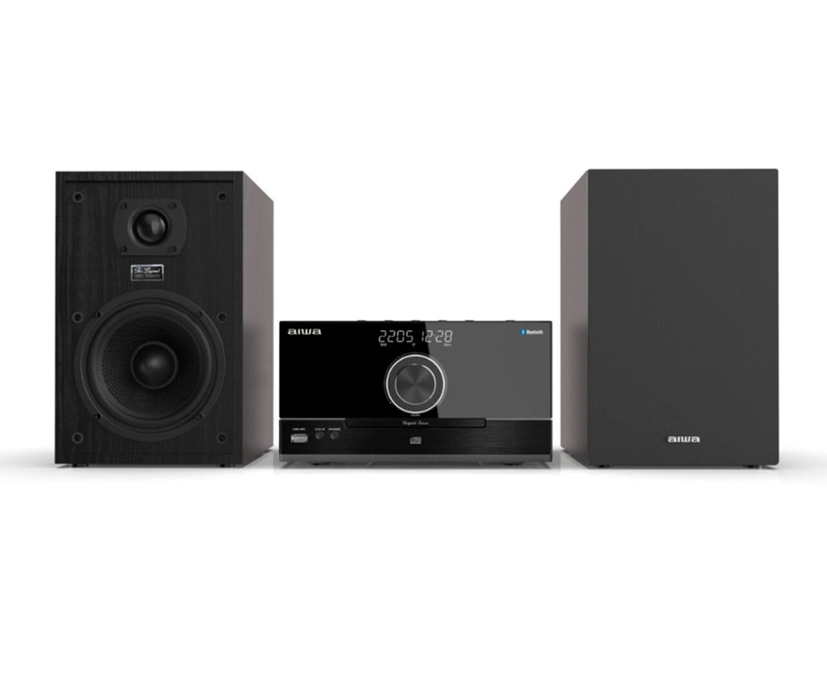 AIWA MSBTU-600 BLACK / MICROCADENA 100W CON ALTAVOCES - detalle