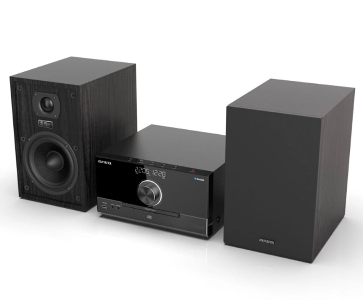 AIWA MSBTU-600 BLACK / MICROCADENA 100W CON ALTAVOCES - detalle