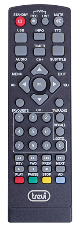 Trevi HE 3375 TS Terrestre Full HD Negro - detalle