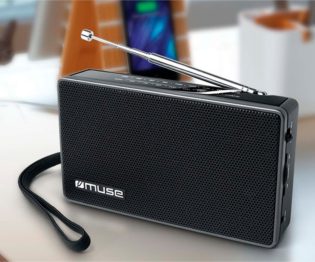 MUSE M-030 R NEGRO / RADIO PORTÁTIL - detalle