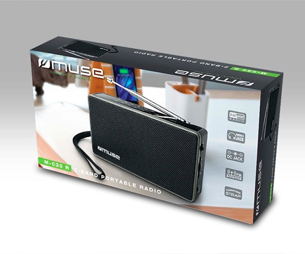MUSE M-030 R NEGRO / RADIO PORTÁTIL - detalle