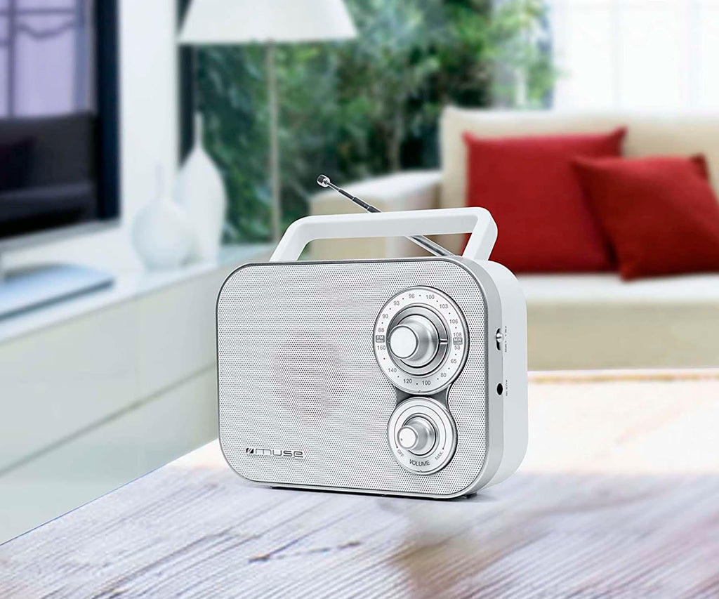 MUSE M-051 RW BLANCO / RADIO PORTÁTIL - detalle