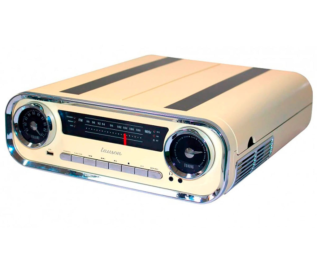 LAUSON 01TT15 CREAM / TOCADISCOS CON RADIO FM - detalle