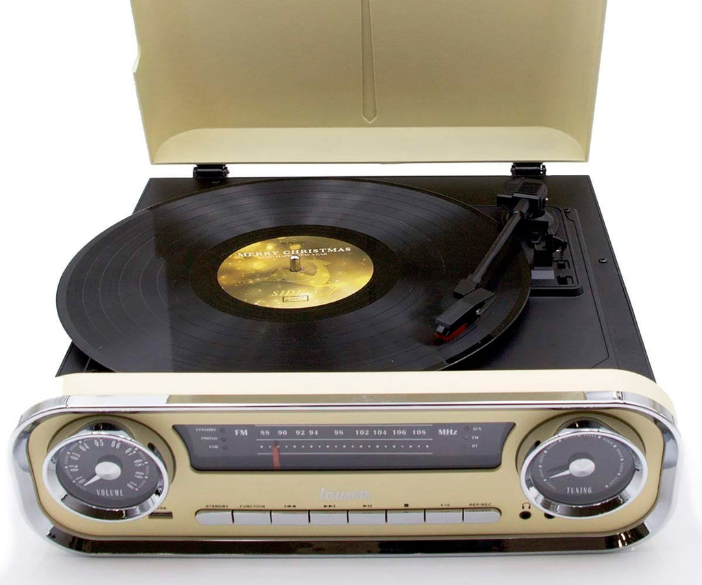 LAUSON 01TT15 CREAM / TOCADISCOS CON RADIO FM - detalle
