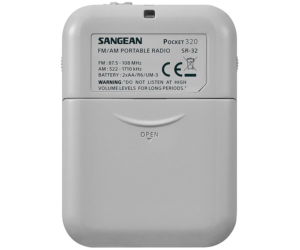 SANGEAN SR-32 BLANCO / RADIO PORTÁTIL - detalle