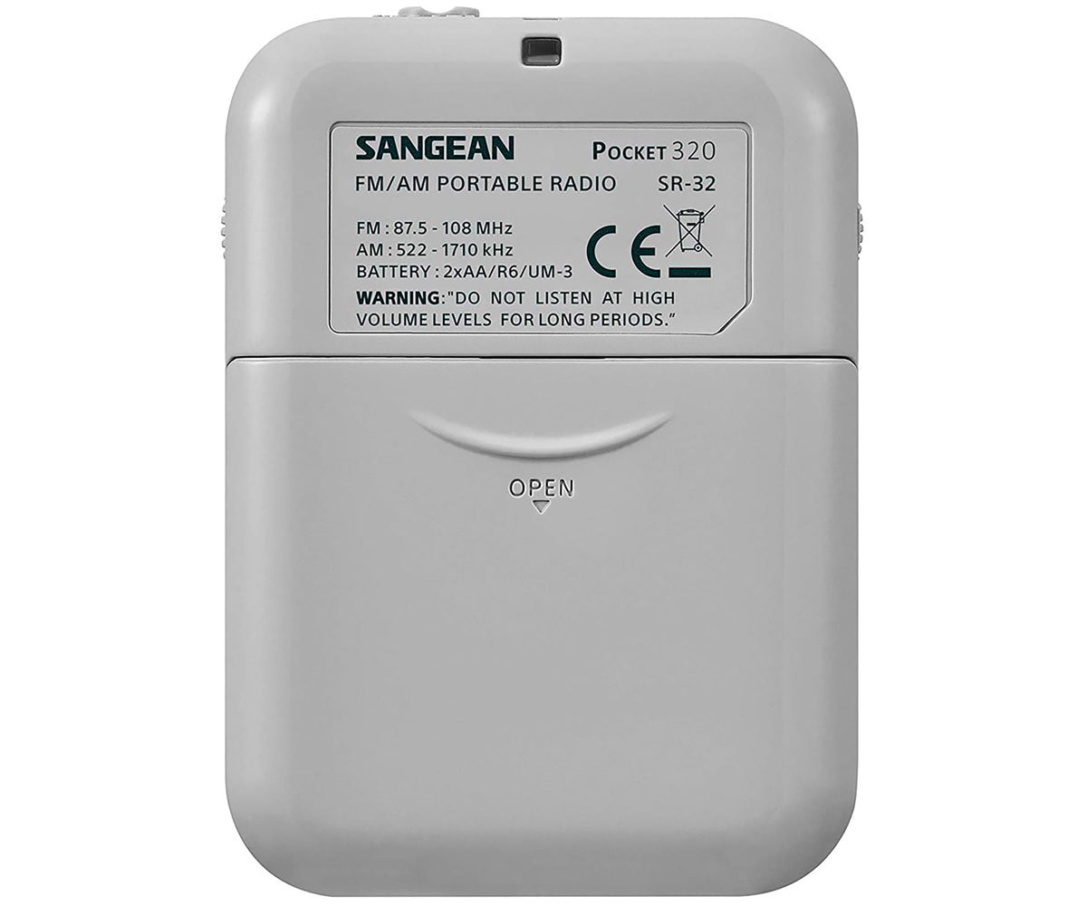 SANGEAN SR-32 BLANCO / RADIO PORTÁTIL - detalle