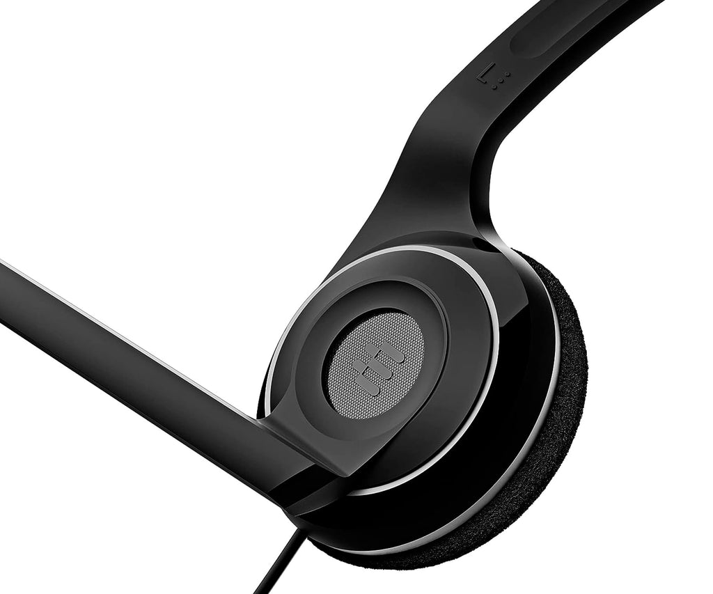 EPOS SENNHEISER PC 8 USB BLACK / AURICULARES ONEAR CON CABLE - detalle