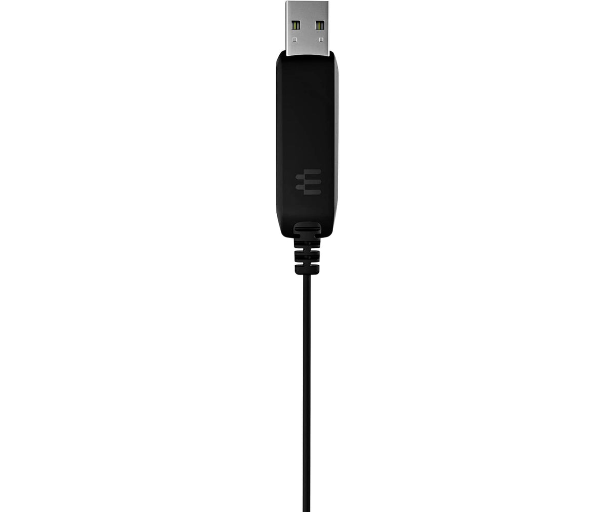 EPOS SENNHEISER PC 8 USB BLACK / AURICULARES ONEAR CON CABLE - detalle