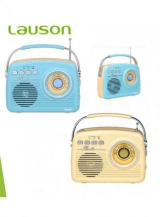 LAUSON RA142 AZUL CREMA / RADIO DESPERTADOR - detalle