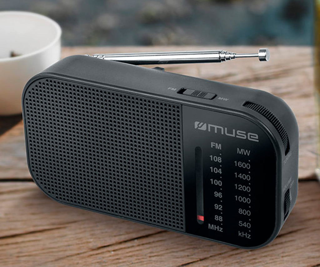 MUSE M-025 R NEGRO / RADIO PORTÁTIL - detalle