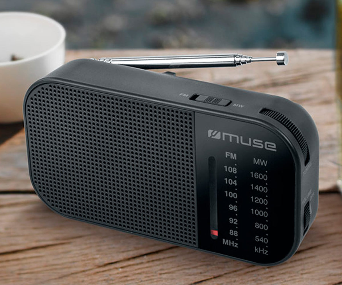 MUSE M-025 R NEGRO / RADIO PORTÁTIL - detalle
