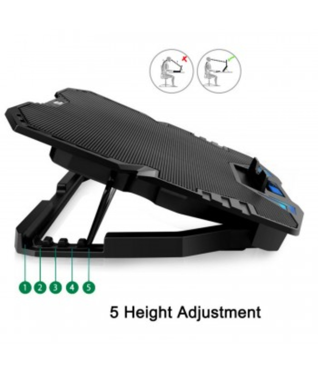 Ewent EW1259 almohadilla fría 43.2 cm (17") 2500 RPM Negro - detalle