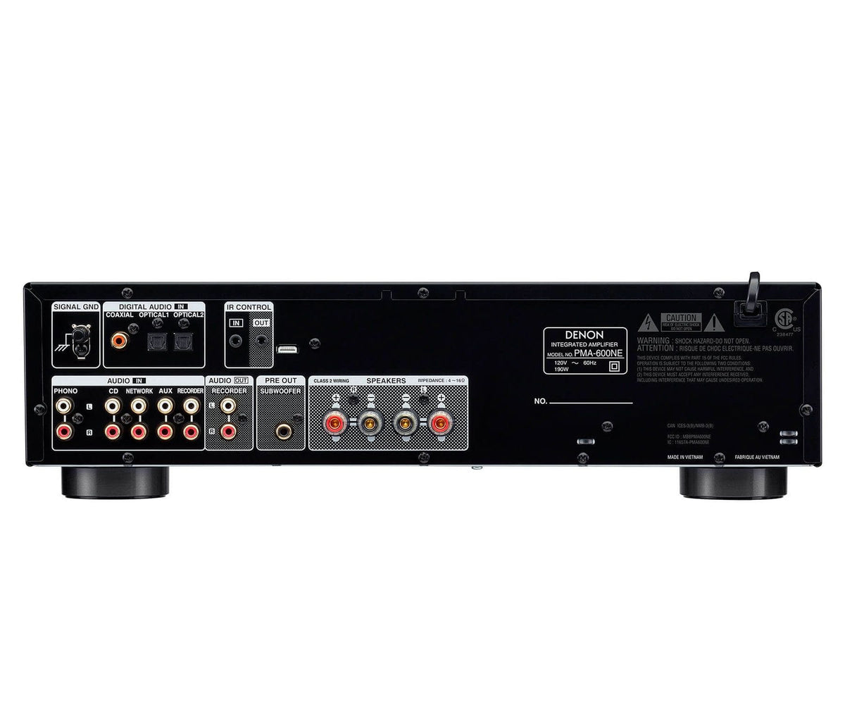 DENON PMA 600NE BLACK / AMPLIFICADOR DE AUDIO 2.0CH 70W - detalle