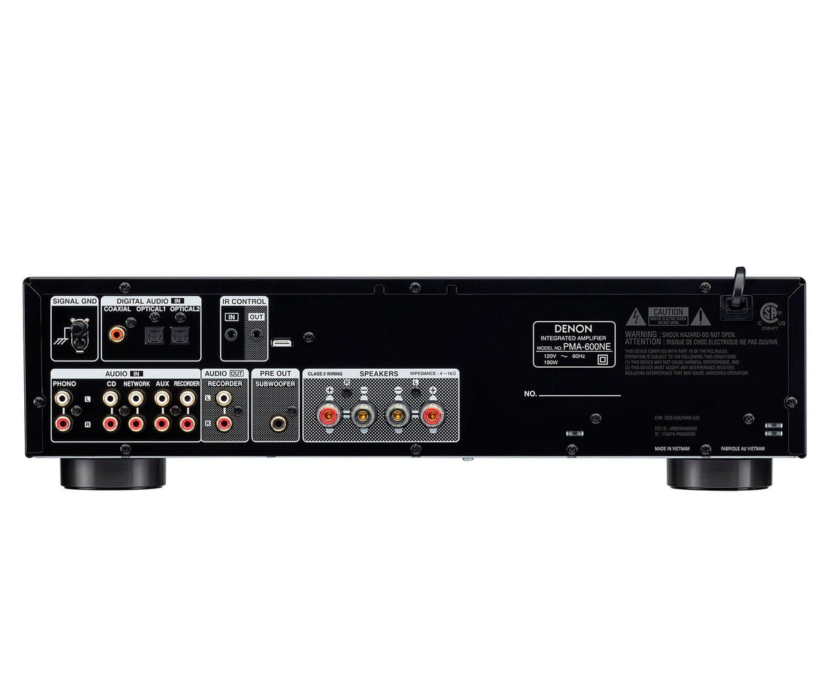 DENON PMA 600NE BLACK / AMPLIFICADOR DE AUDIO 2.0CH 70W - detalle
