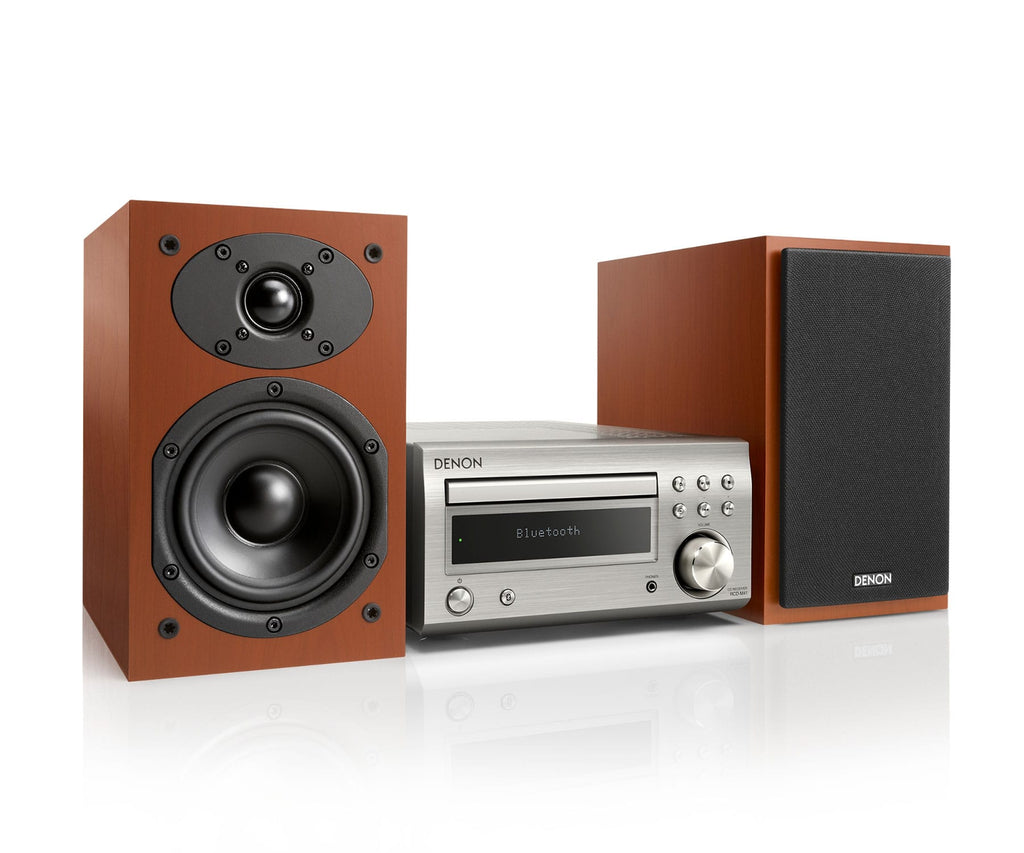 DENON DM-41 SILVER + CEREZA / MICROCADENA 60W CON ALTAVOCES