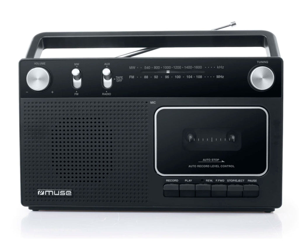 MUSE M152R NEGRO / RADIO CASSETTE PORTÁTIL - detalle
