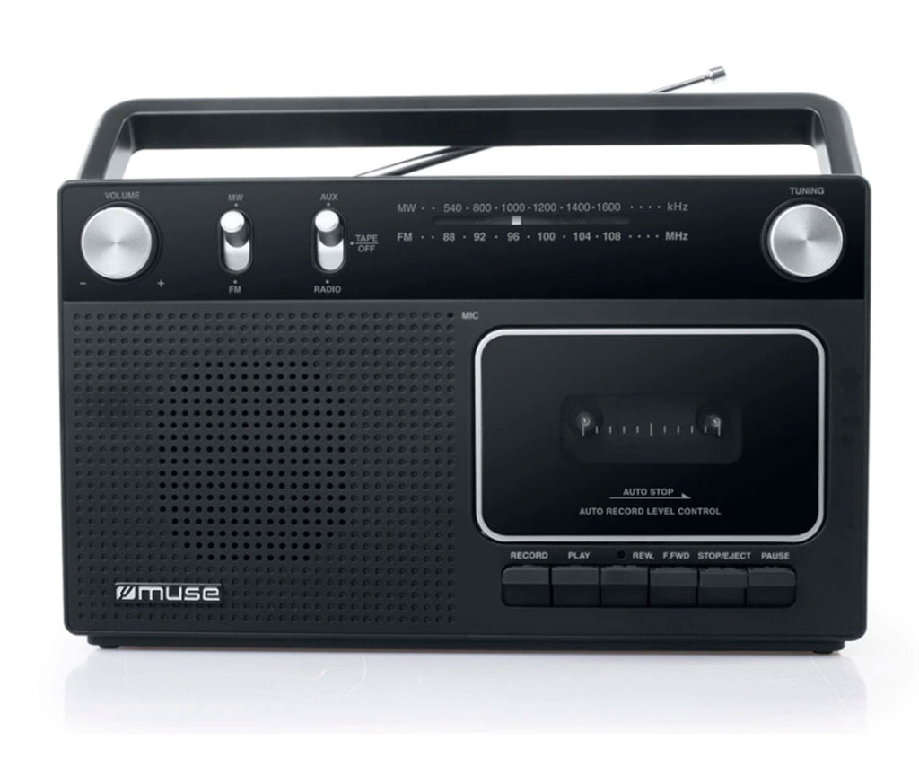 MUSE M152R NEGRO / RADIO CASSETTE PORTÁTIL - detalle