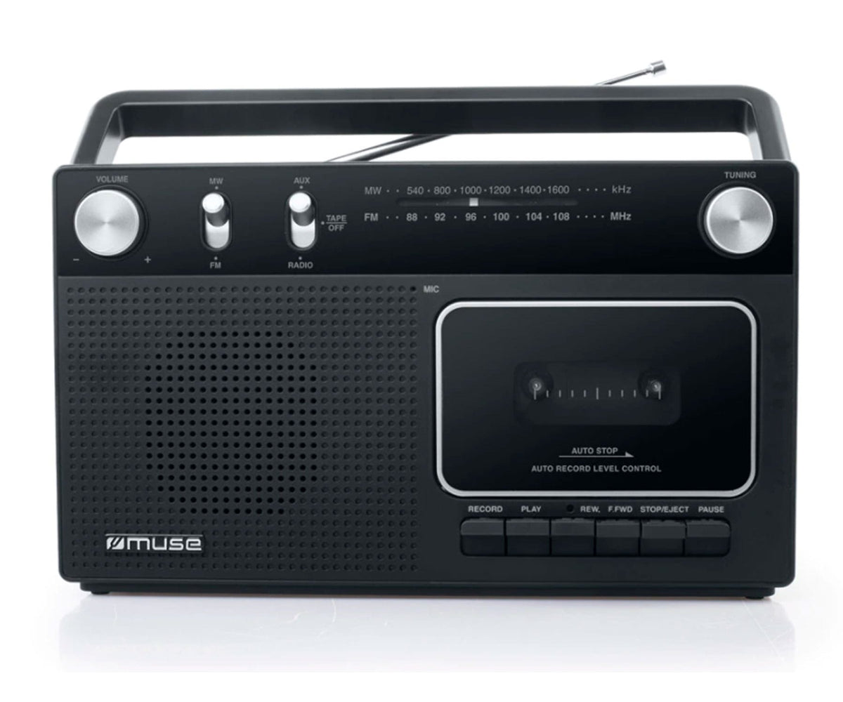 MUSE M152R NEGRO / RADIO CASSETTE PORTÁTIL - detalle