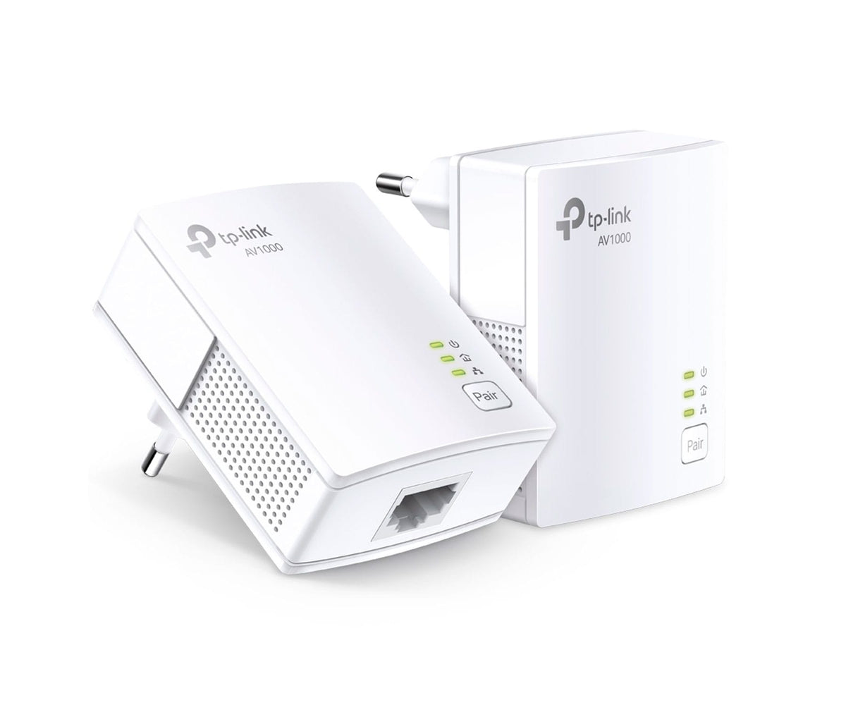 TP-LINK TL-PA7017 KIT / KIT DE ADAPTADORES POWERLINE AV1000 CON PUERTO GIGABIT