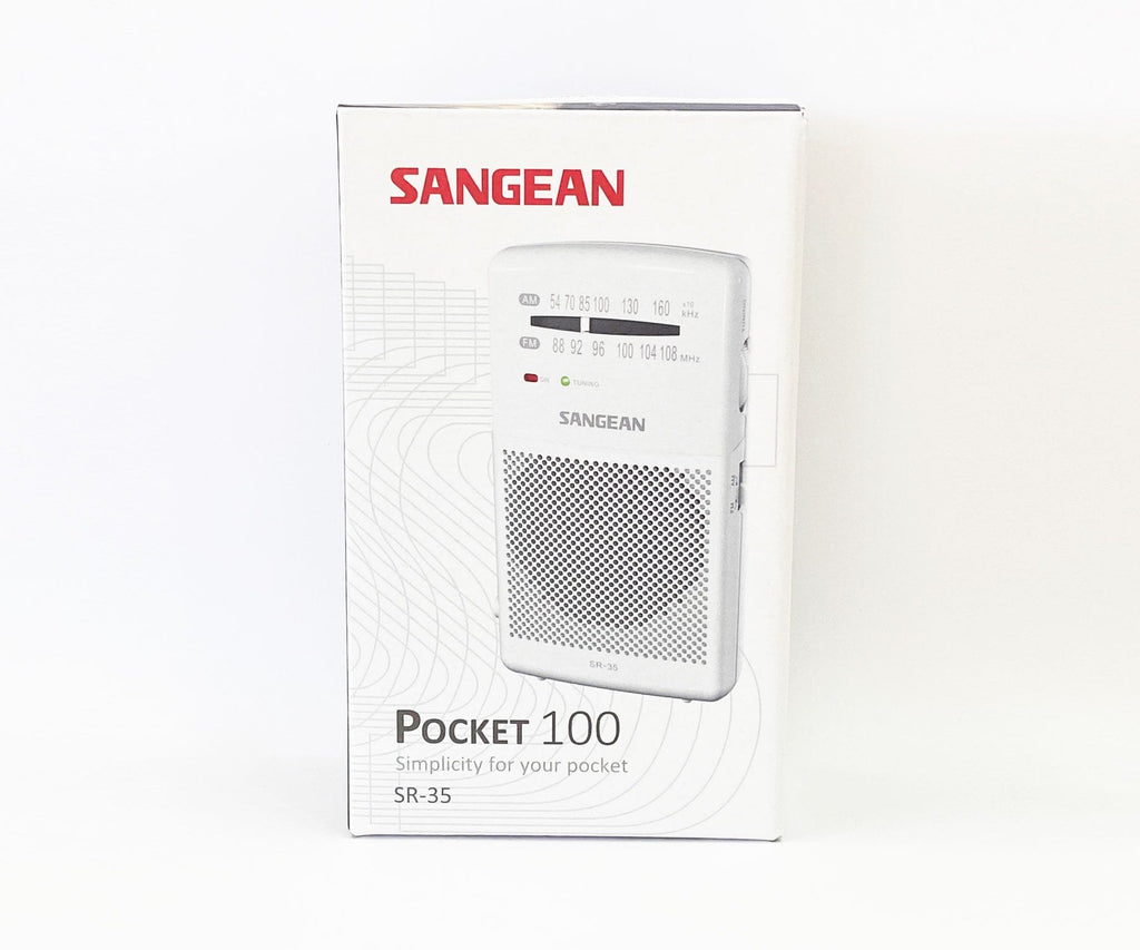 SANGEAN SR-35 BLANCO / RADIO PORTÁTIL - detalle
