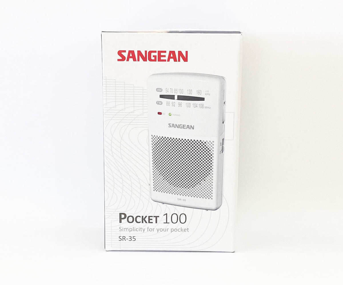 SANGEAN SR-35 BLANCO / RADIO PORTÁTIL - detalle