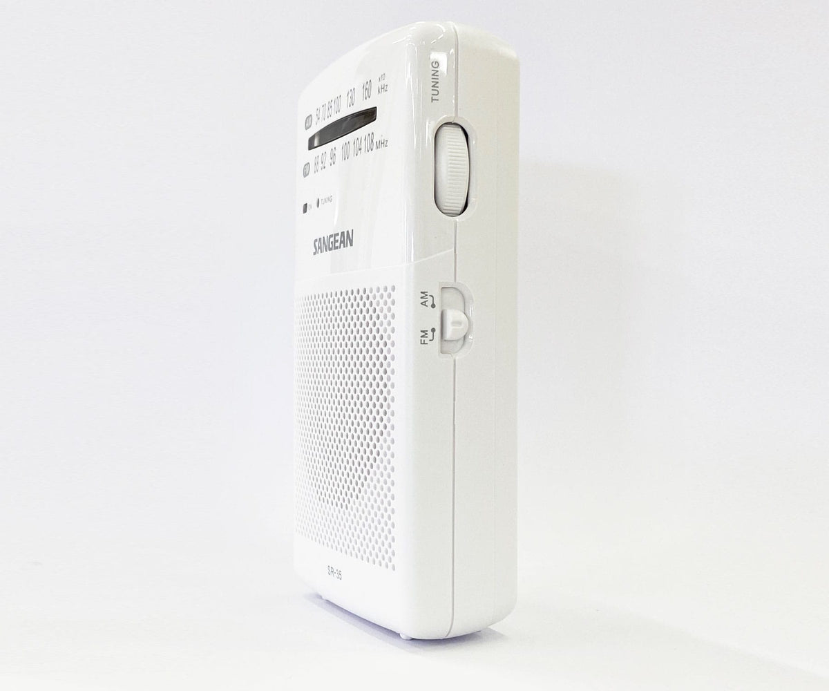 SANGEAN SR-35 BLANCO / RADIO PORTÁTIL - detalle