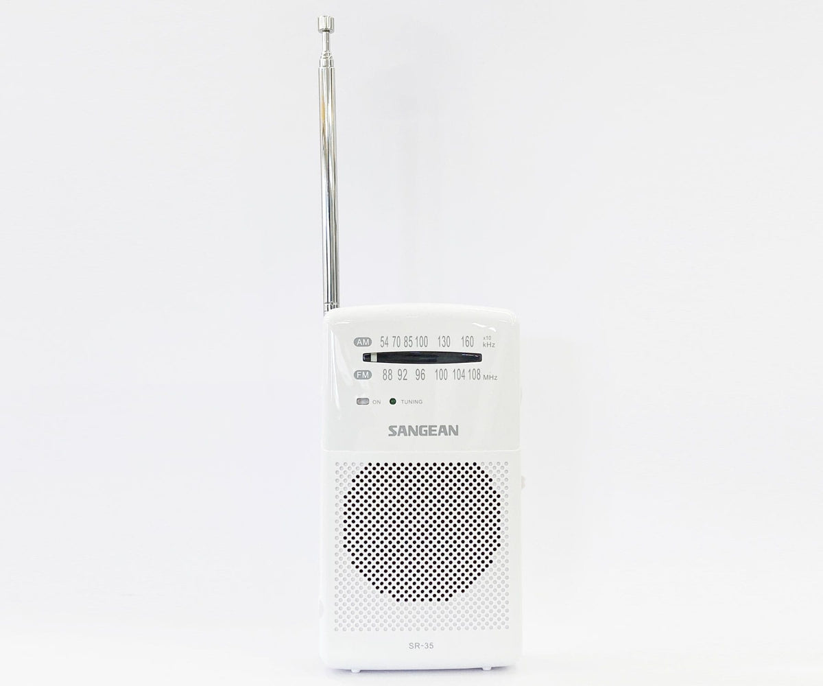 SANGEAN SR-35 BLANCO / RADIO PORTÁTIL - detalle