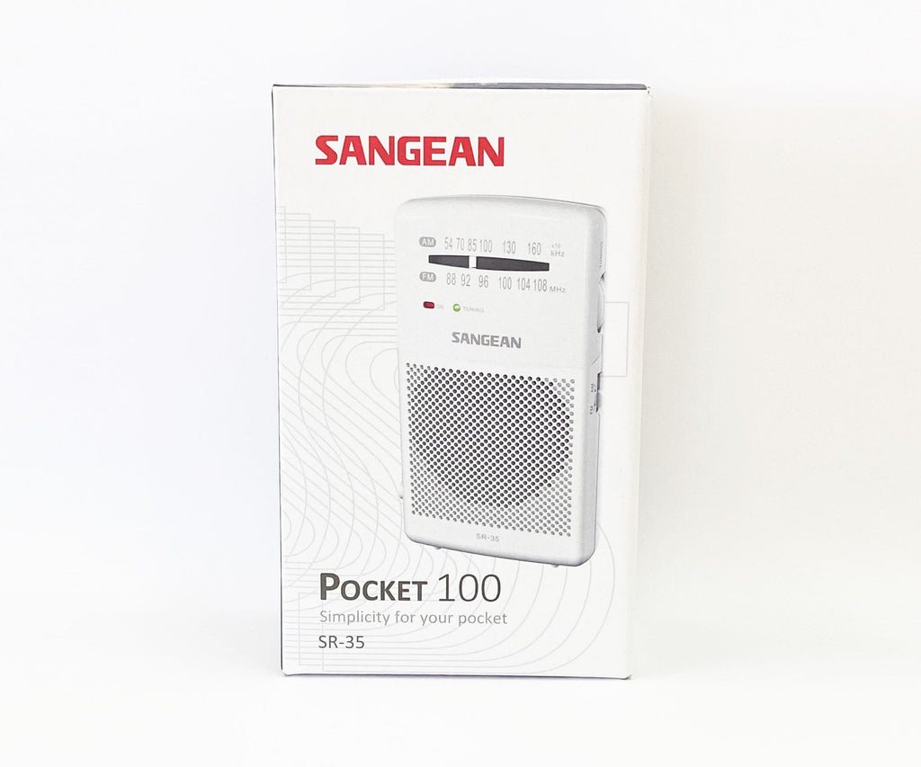 SANGEAN SR-35 BLANCO / RADIO PORTÁTIL - detalle