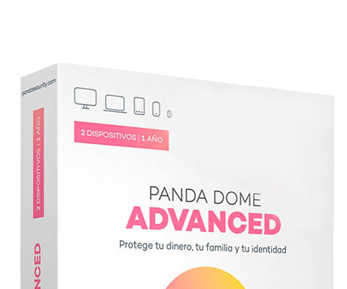 PANDA DOME ADVANCED / ANTIVIRUS 2 LICENCIAS DE 1 AÑO PARA WINDOWS MAC ANDROID E IOS - detalle